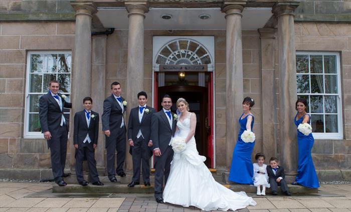 Front Entrance Wedding Photo Celtic Royal Hotel, Caernarfon